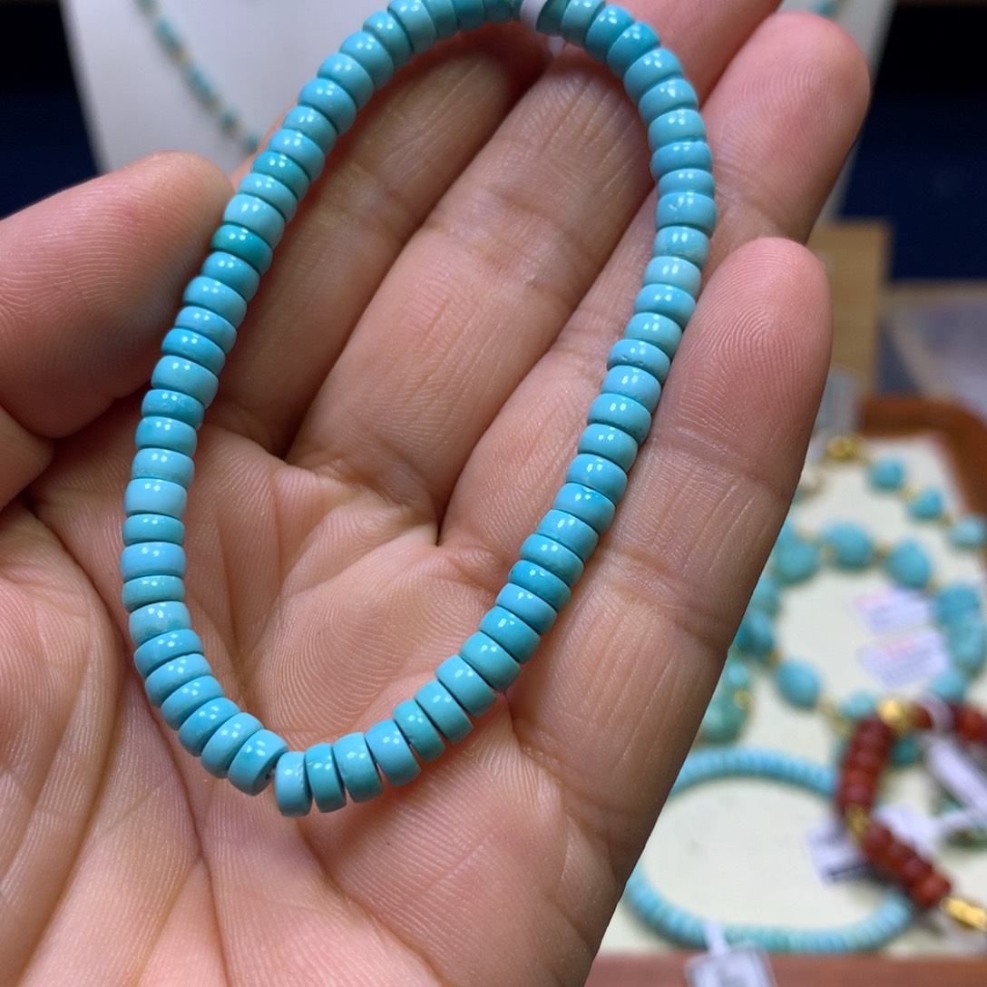 绿松石未镶嵌直切