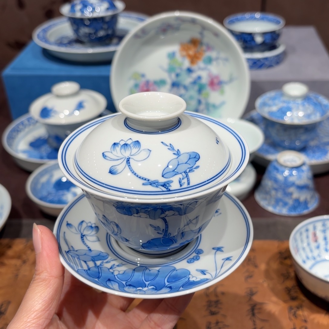 瓷片景德镇纯手工手绘