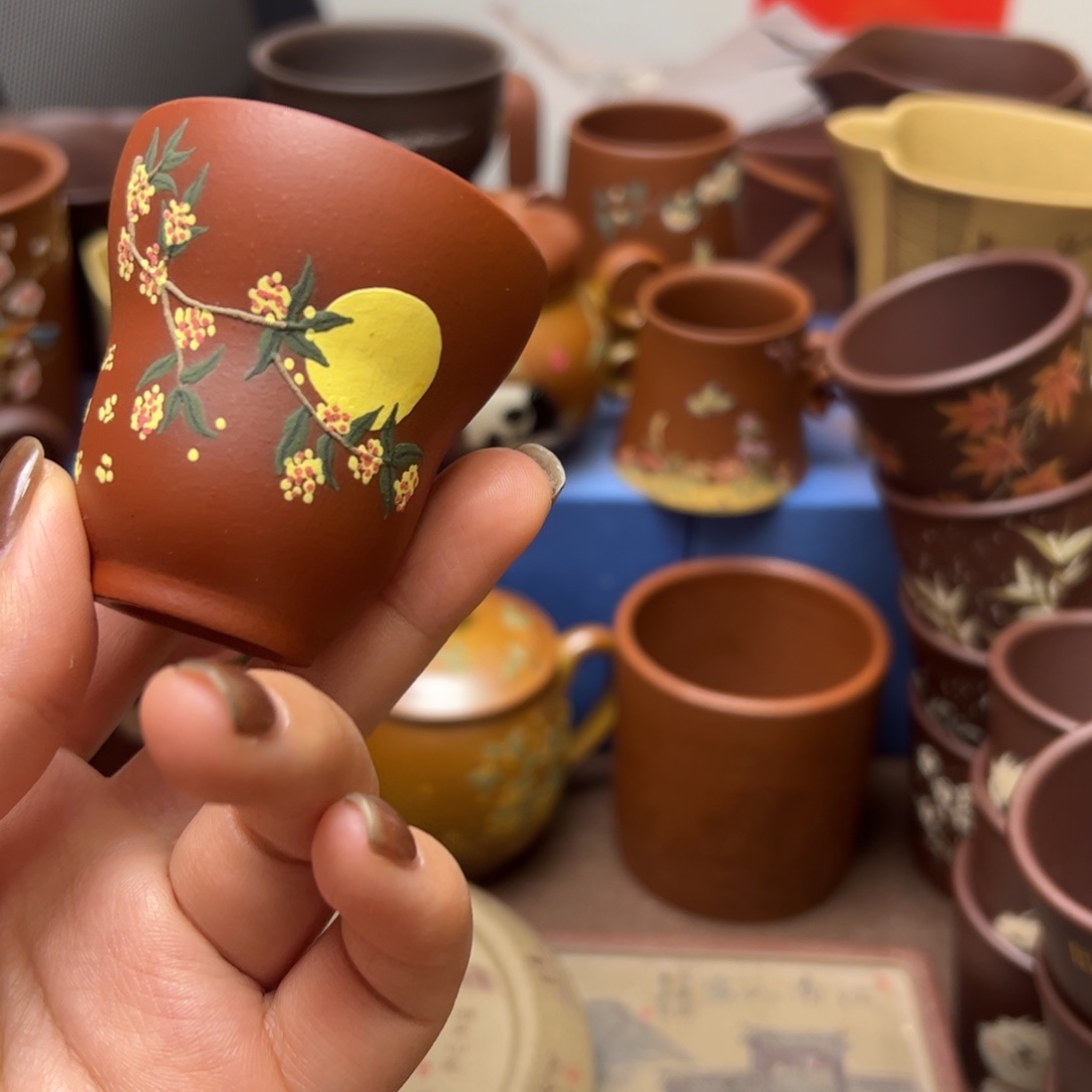 紫砂茶杯紫砂主人杯