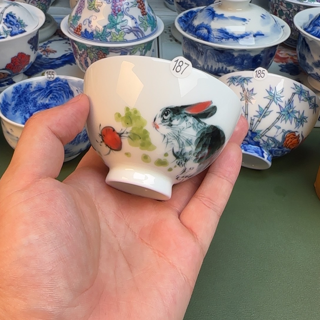 彦祖纯手工手绘茶具187