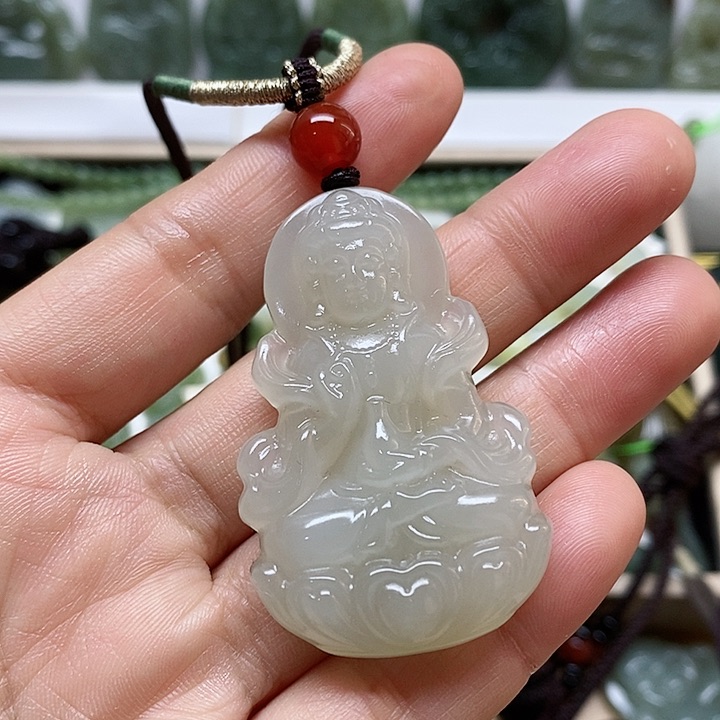 和田玉颈饰未镶嵌