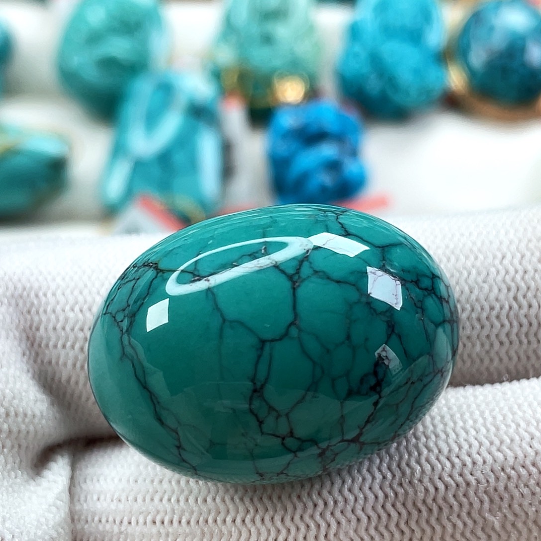 绿松石未镶嵌车挂