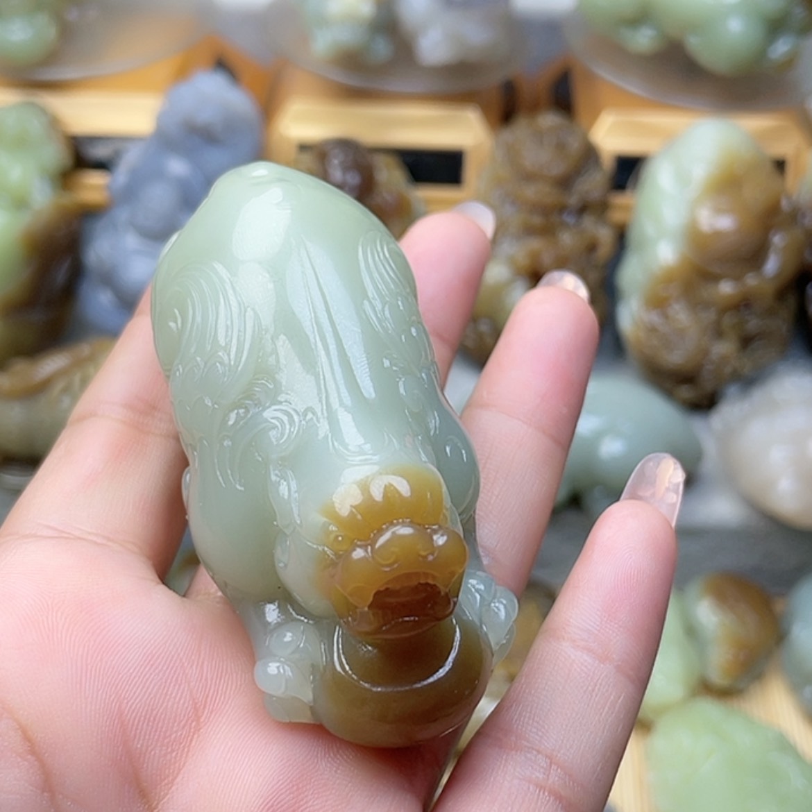 【闪购商品】未镶嵌和田玉挂件吾**岁