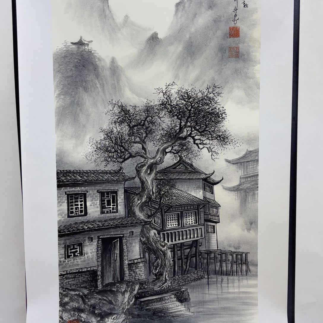 国画ღ****风唐守良三尺李欣主播