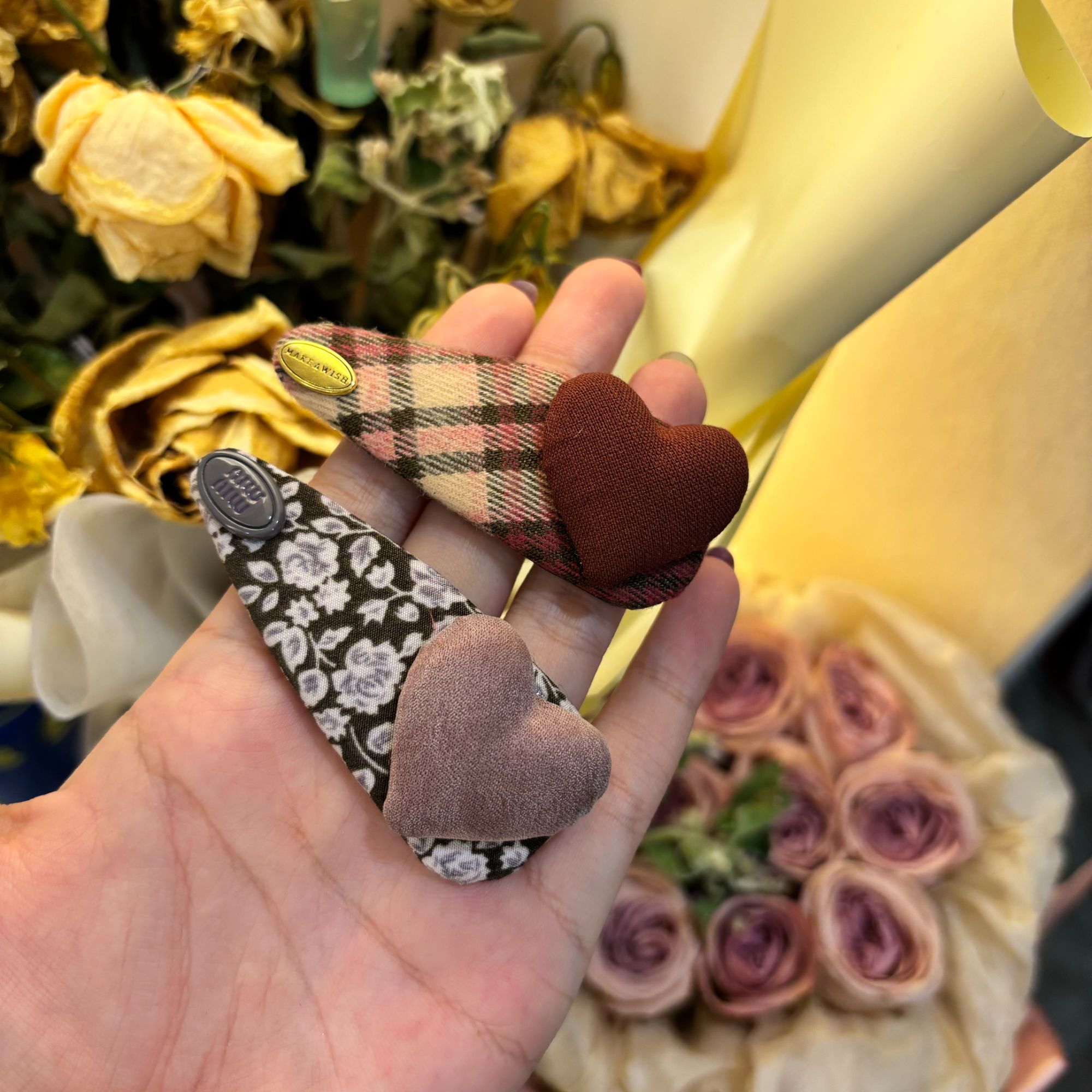 超推荐！可爱风桃心韩系少女感时尚发卡 AF-0111