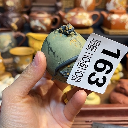 紫砂茶杯紫砂茶宠微瑕