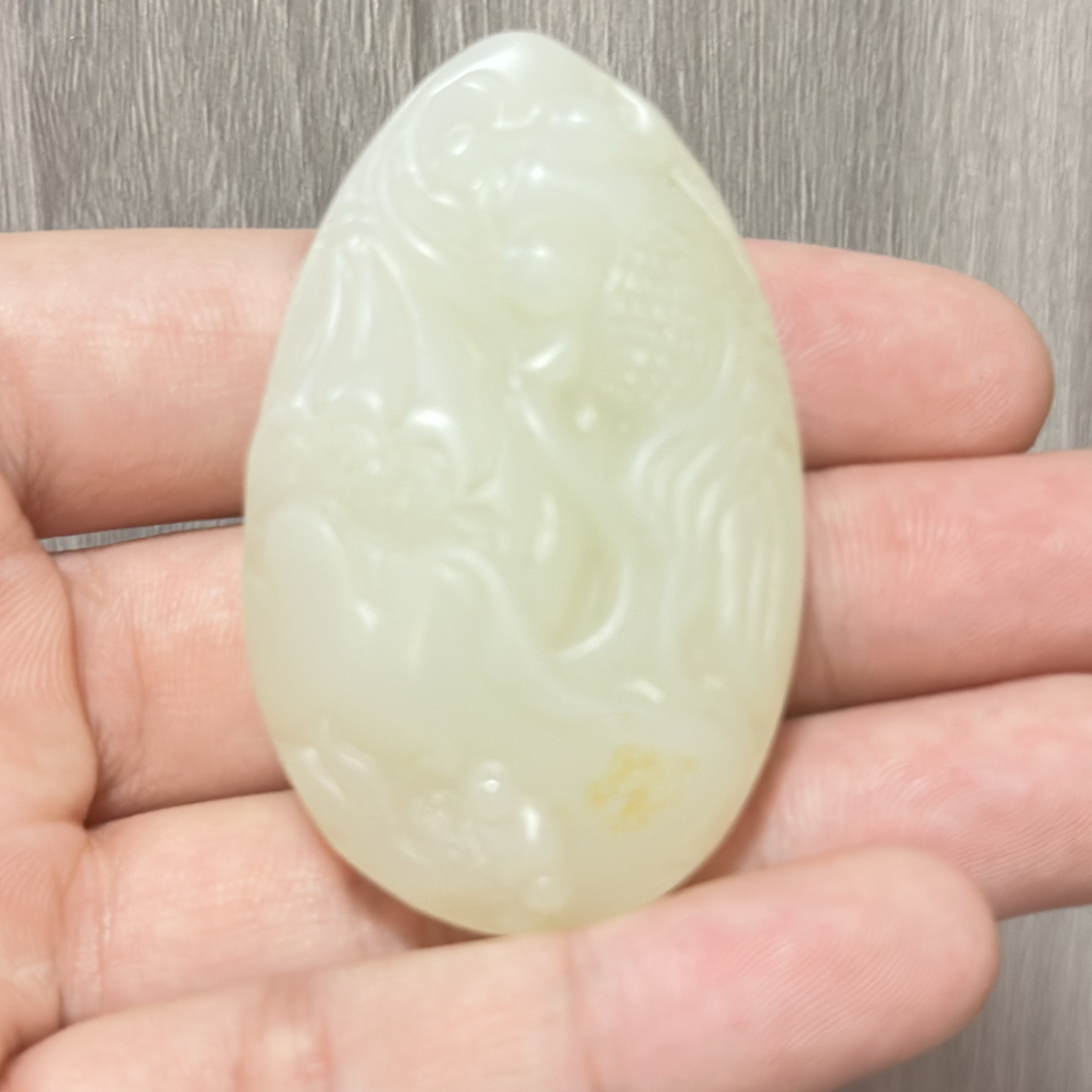 树脂锦鲤手把件男女款