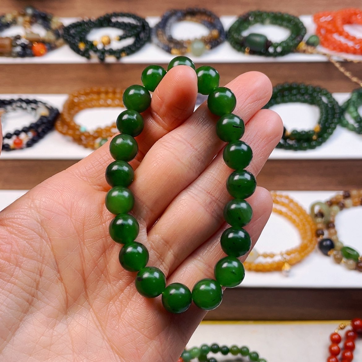 【闪购商品】和田玉手串未镶嵌