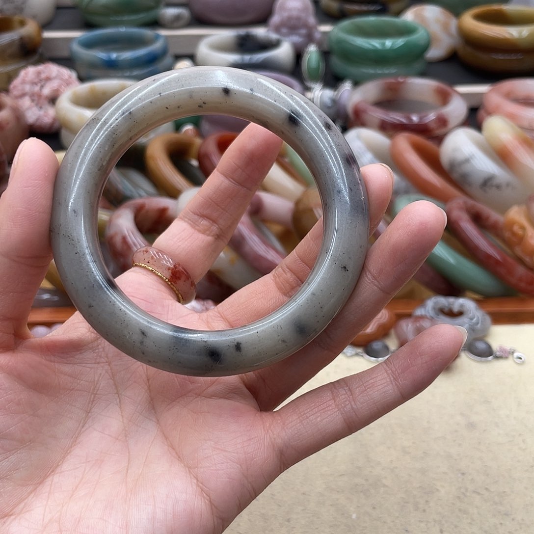 石英质玉圈口58未镶嵌