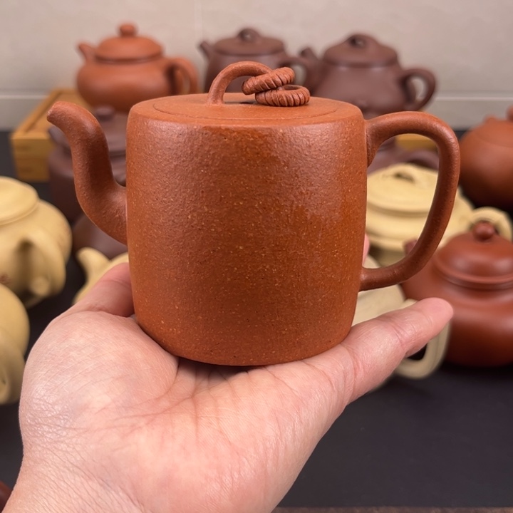 茶壶紫砂全手工双圈200cc