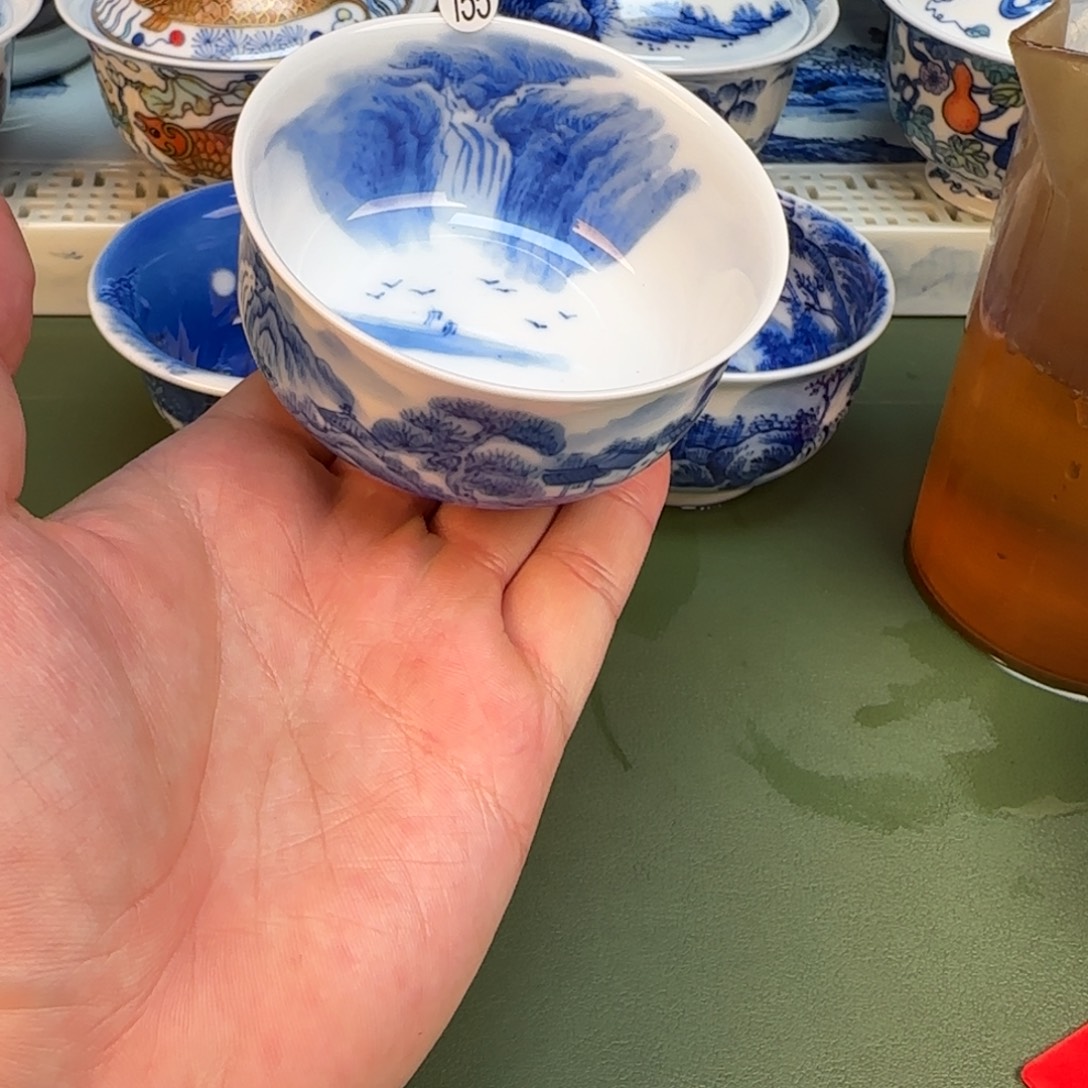 彦祖纯手绘手工茶具155