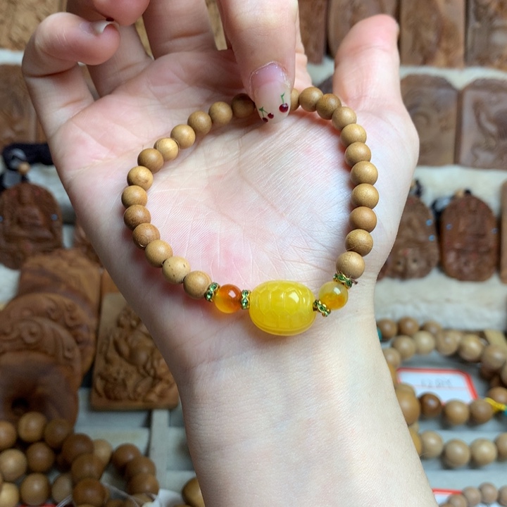 手串/手链檀香木印度老山檀香0.6