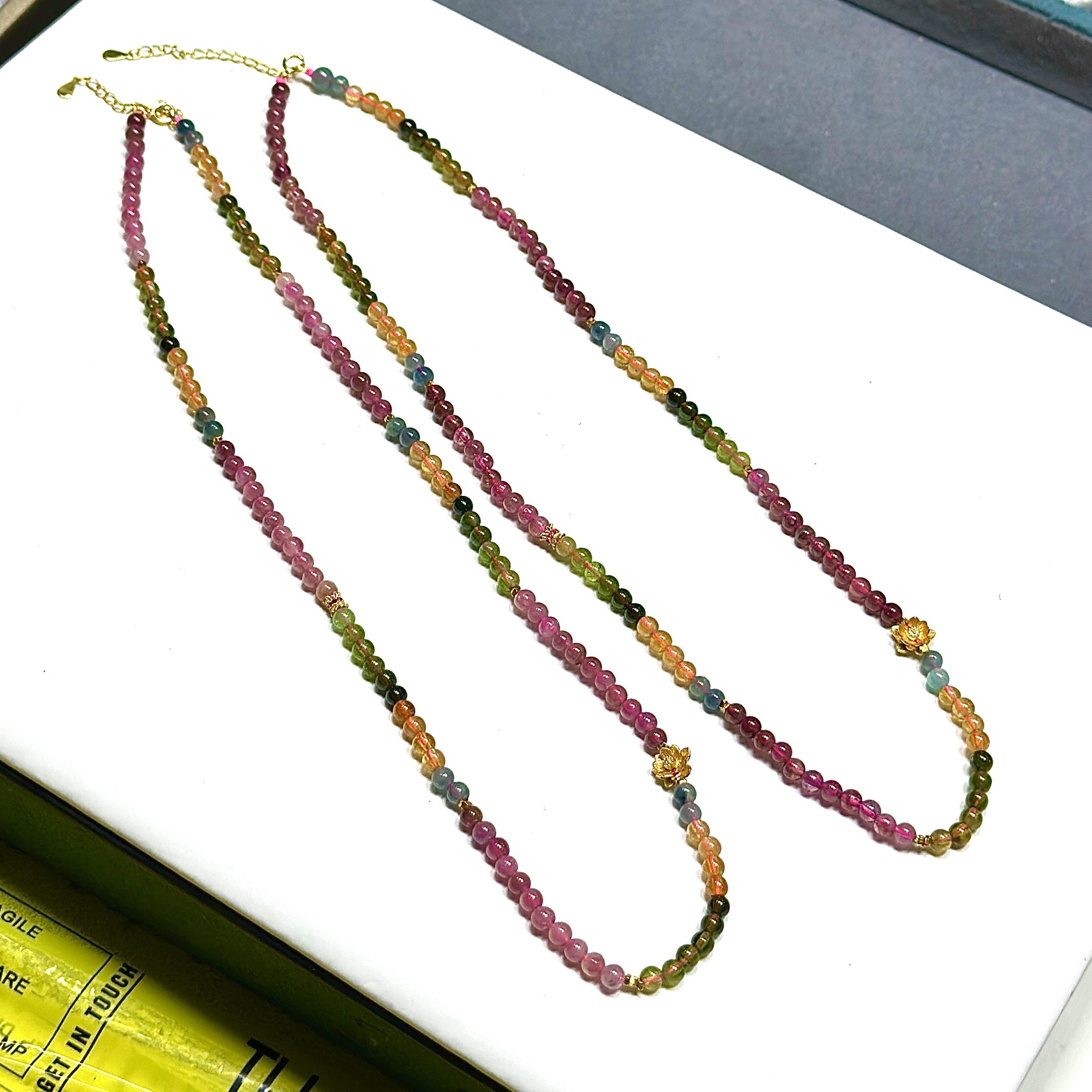 【CH】碧玺项链-约4mm（多样性发其一）