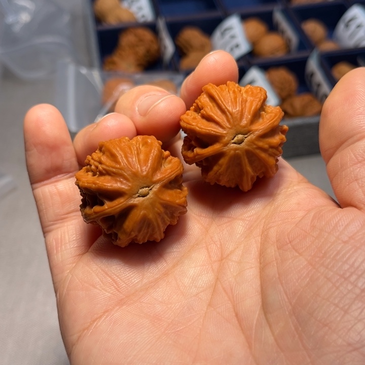 文玩核桃把件腊皮411