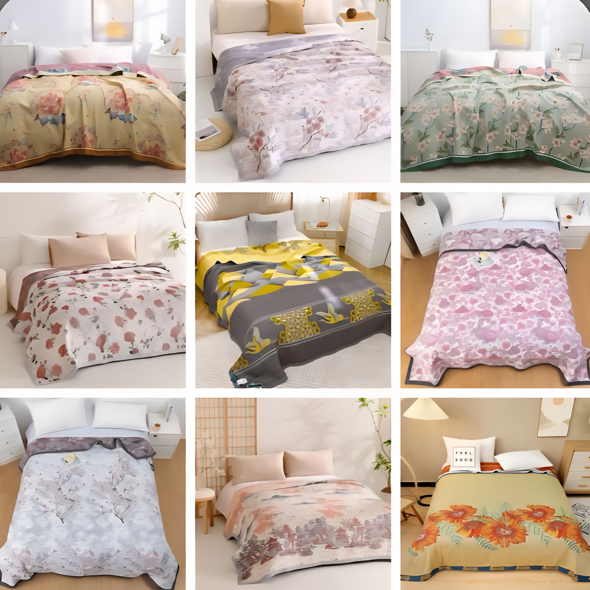 精品孤品盖毯150*200 --不挑花型