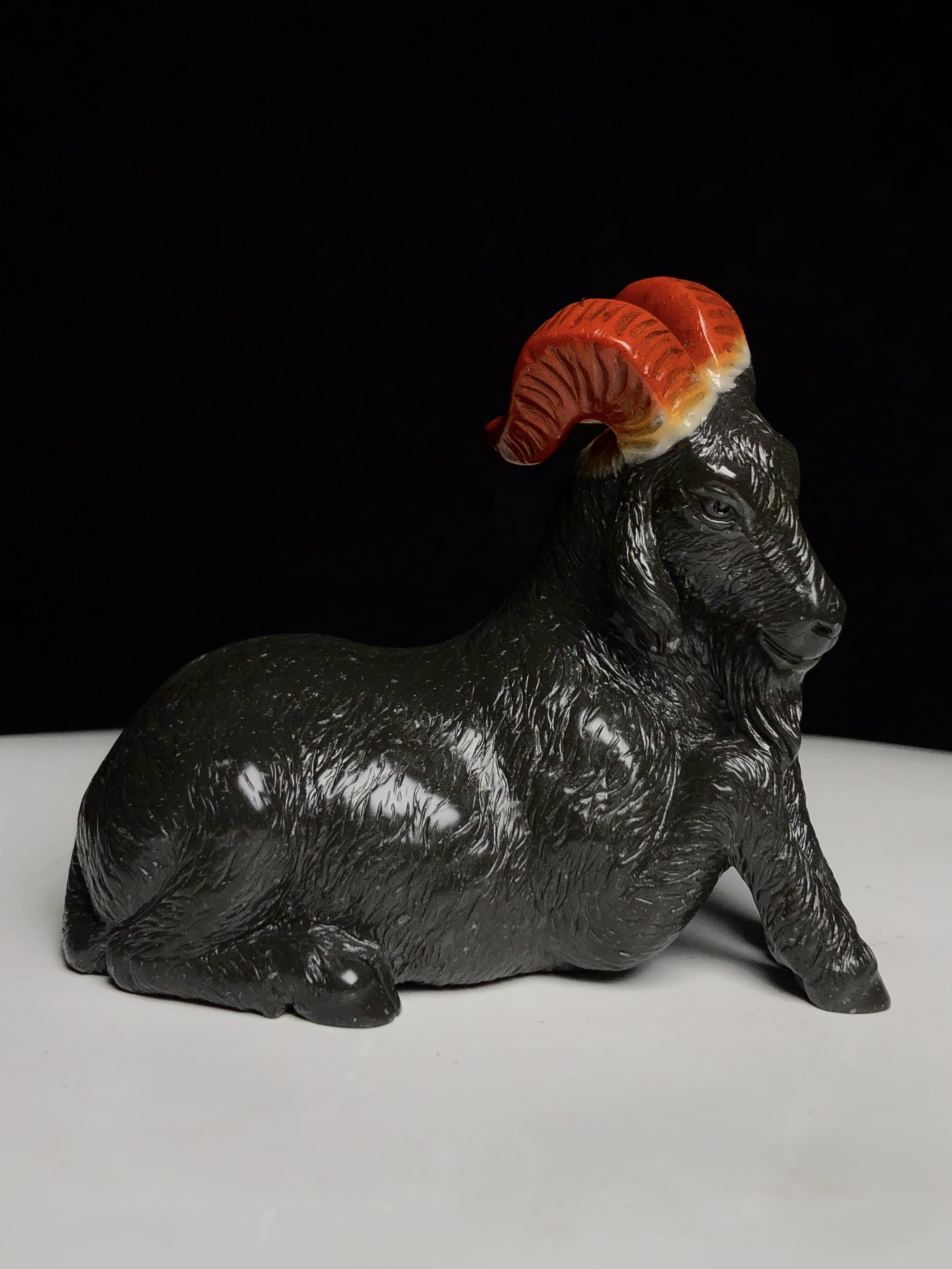 寿山石羊手把件摆件