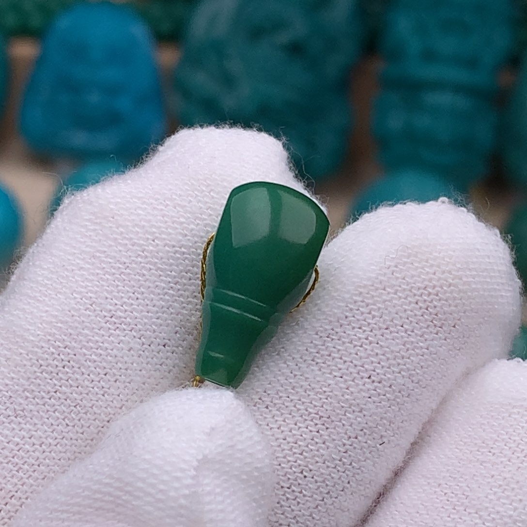 未镶嵌绿松石珠宝奇石8.5mm