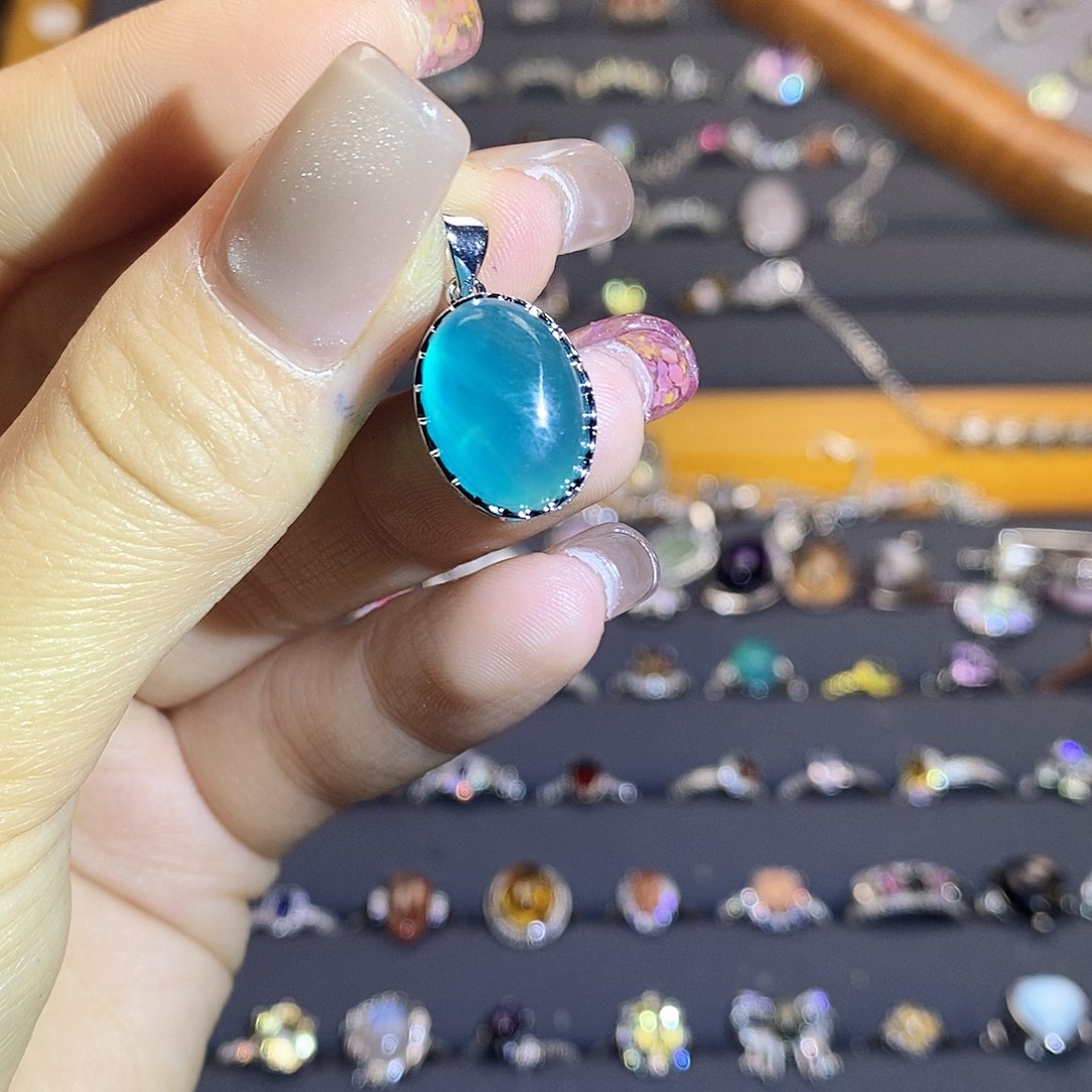 水晶手链银S925镶嵌     