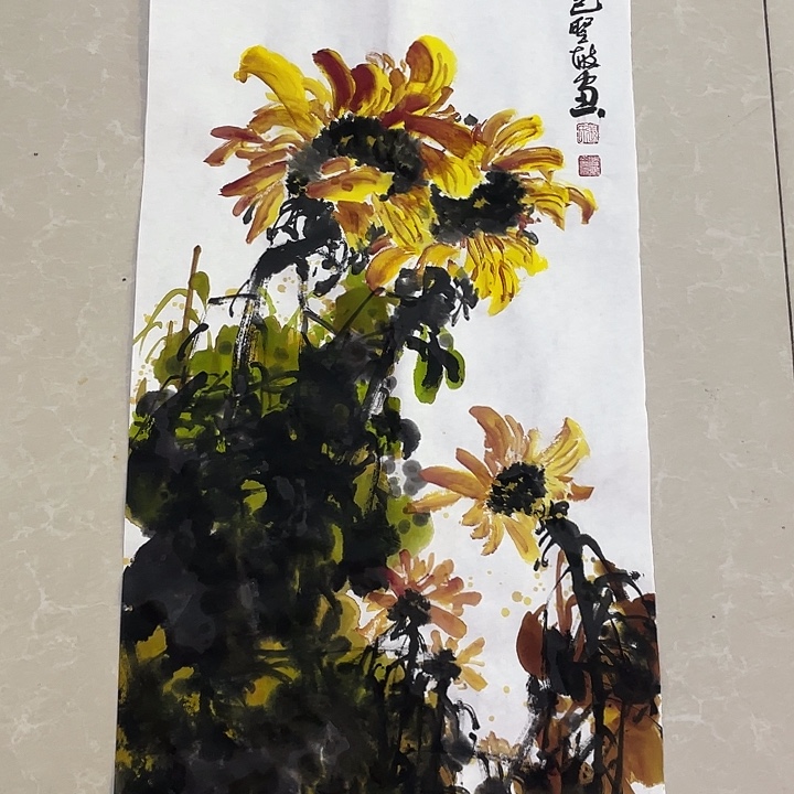 国画张圣敏先生纯手绘作品