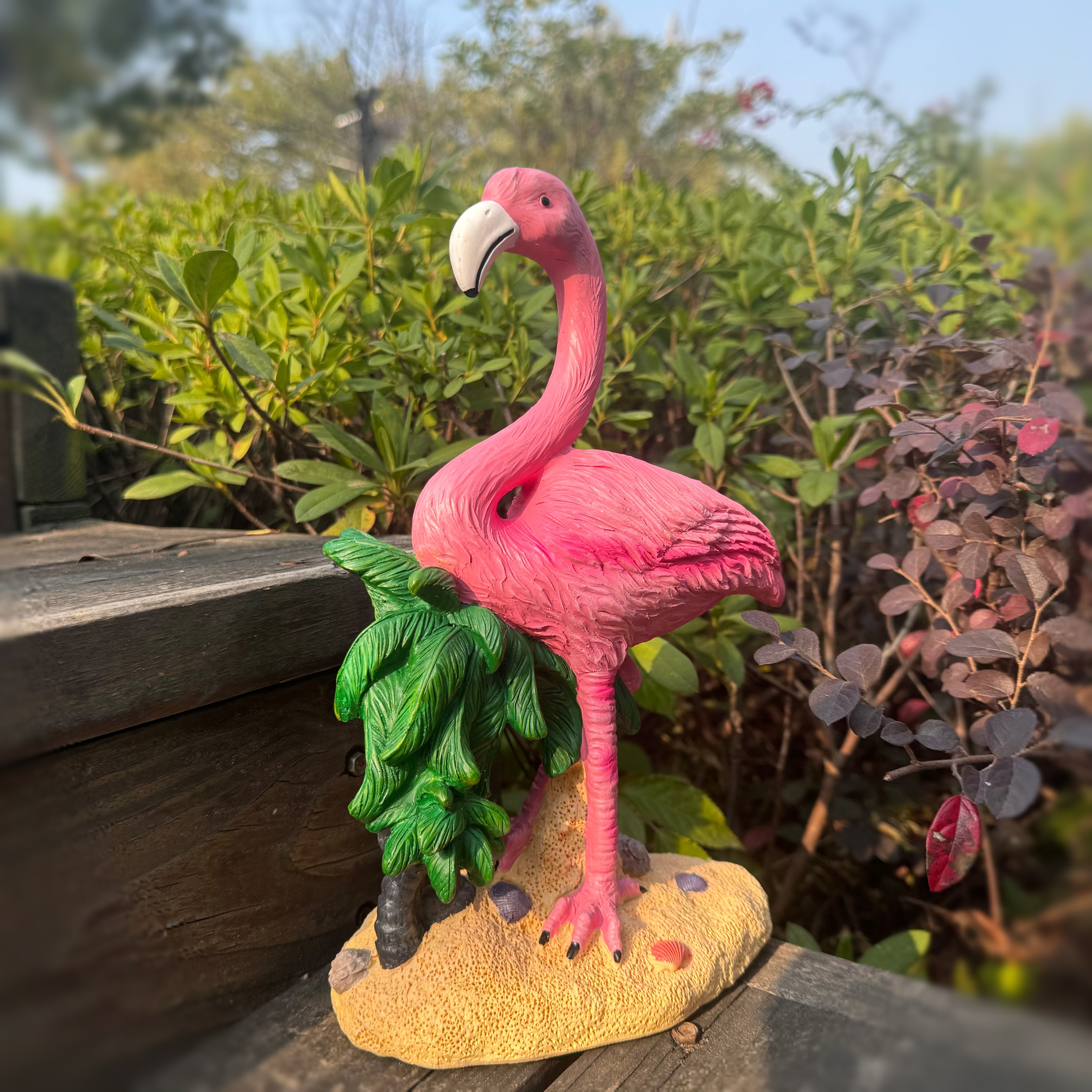 创意摆件家居花园装饰仿真造景室外影楼外景道具火烈鸟摆件造型