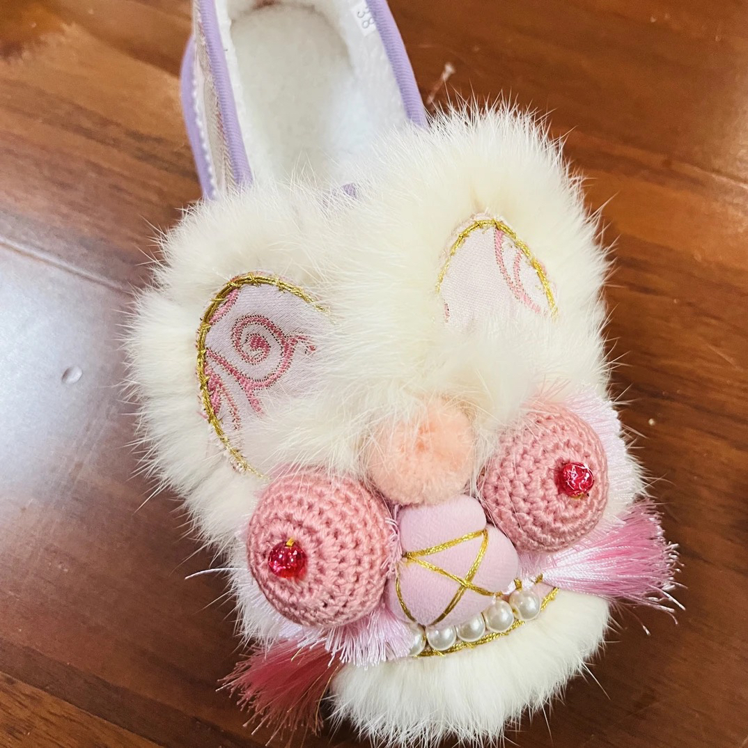 圈圈绒虎头棉鞋 加大一码拍