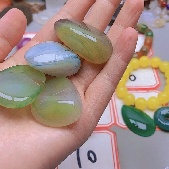 【闪购商品】未镶嵌玛瑙/玉髓珠宝半成品胖*雪