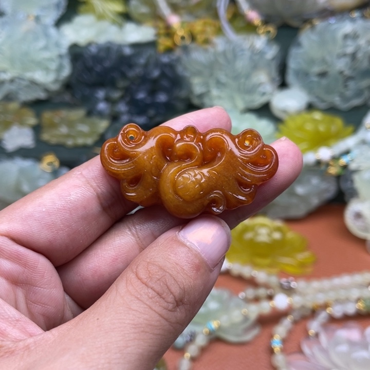 未镶嵌蛇纹石玉项链