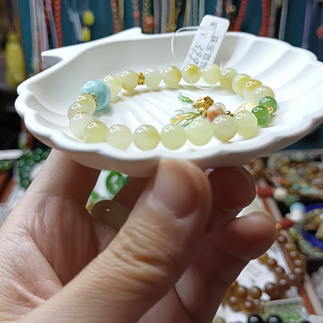 和田玉手链未镶嵌?****～