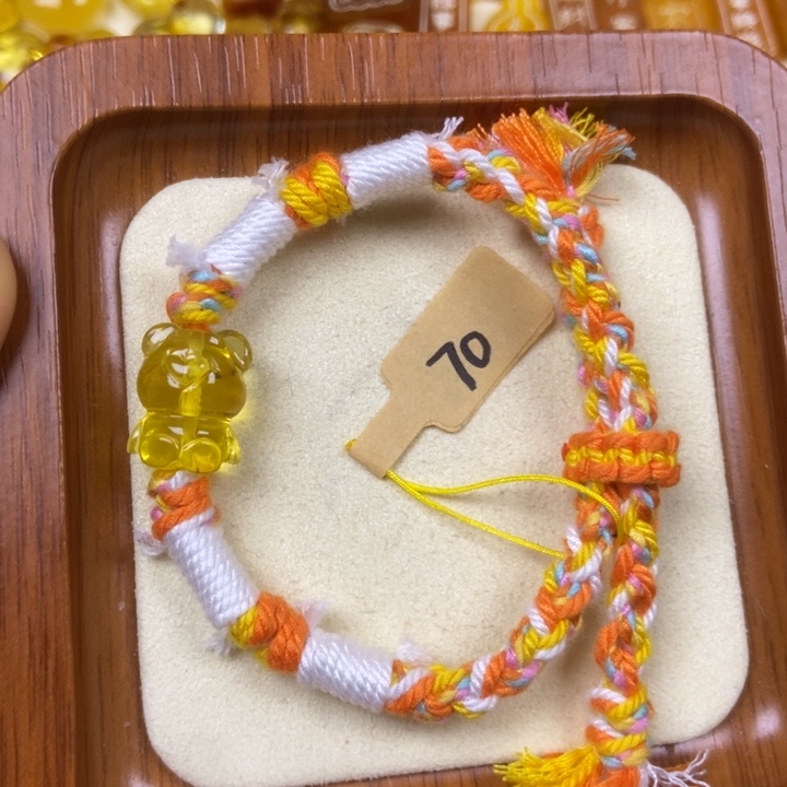 吊坠橄榄核福利手串