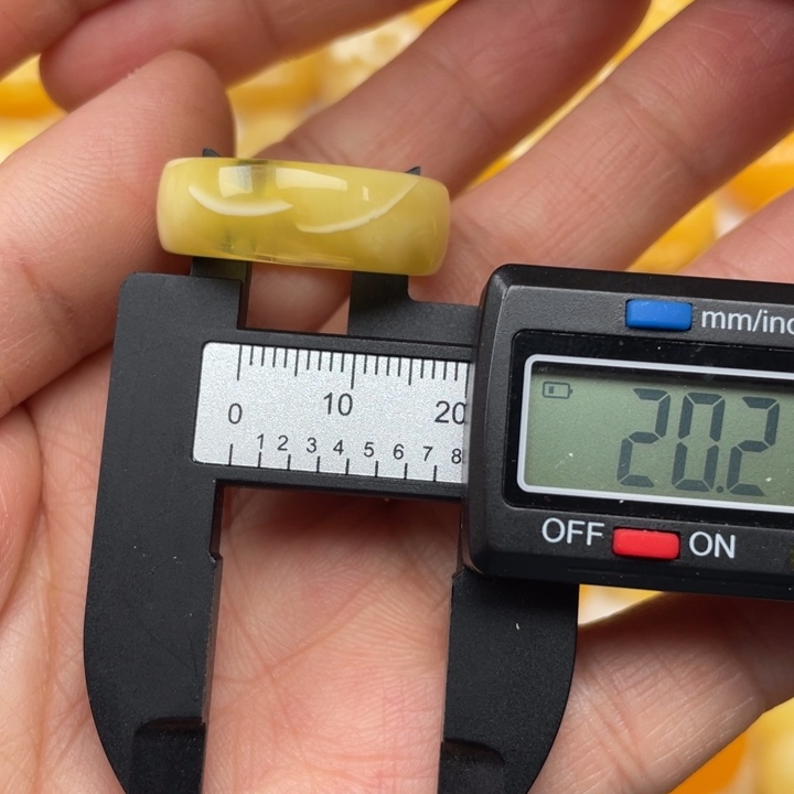 裸石蜜蜡未镶嵌蜜蜡20戒指 跑环