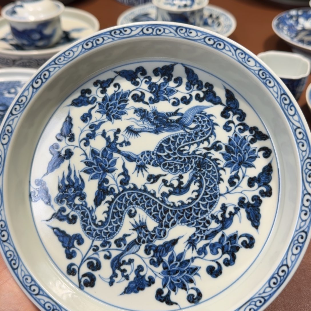 手工手绘茶具微瑕