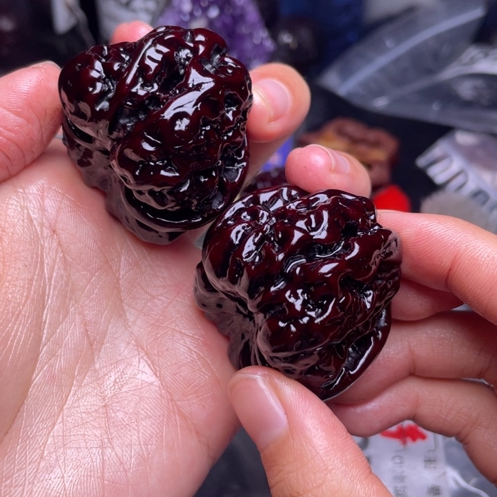 文玩核桃把件蛤蟆头