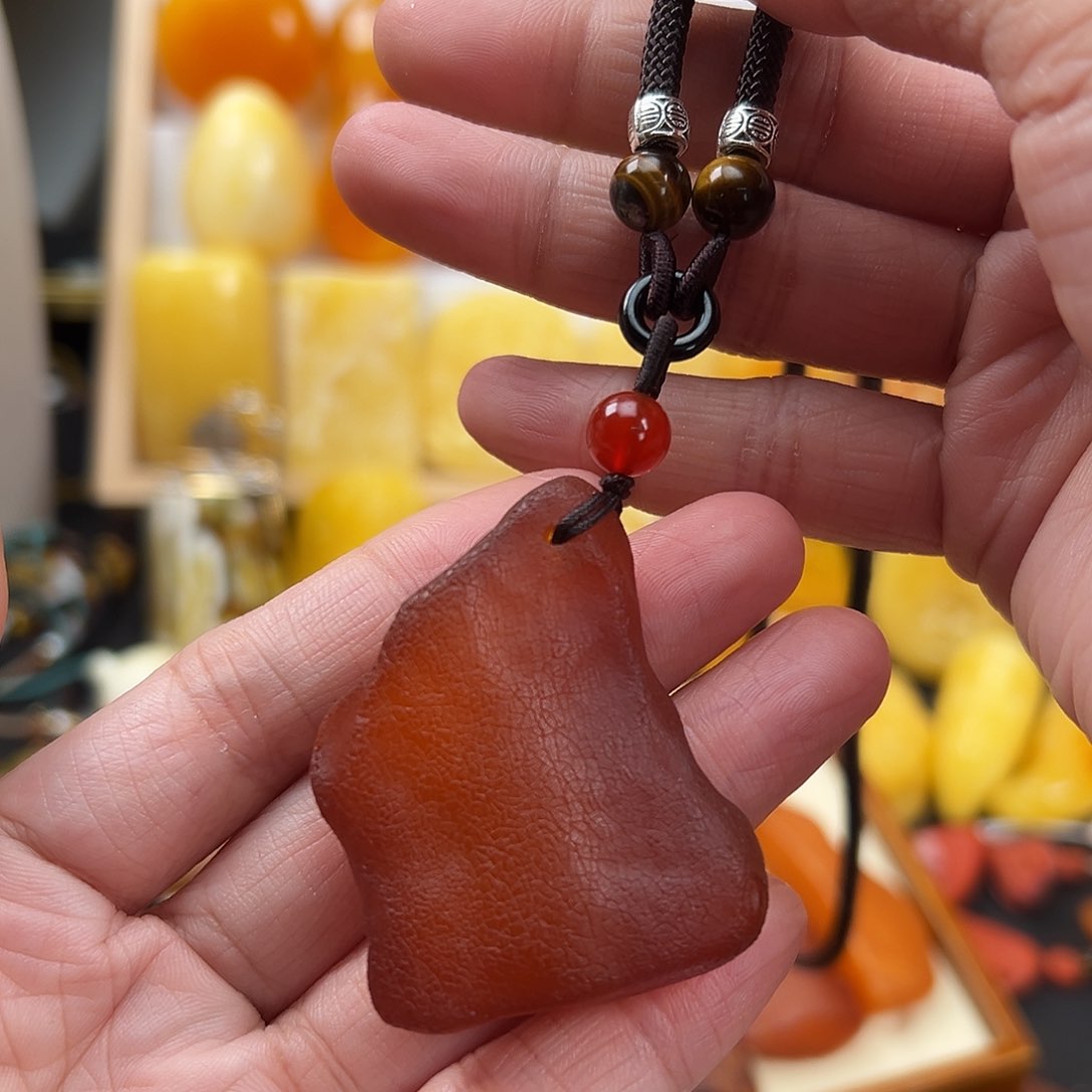 蜜蜡颈饰未镶嵌蜜蜡