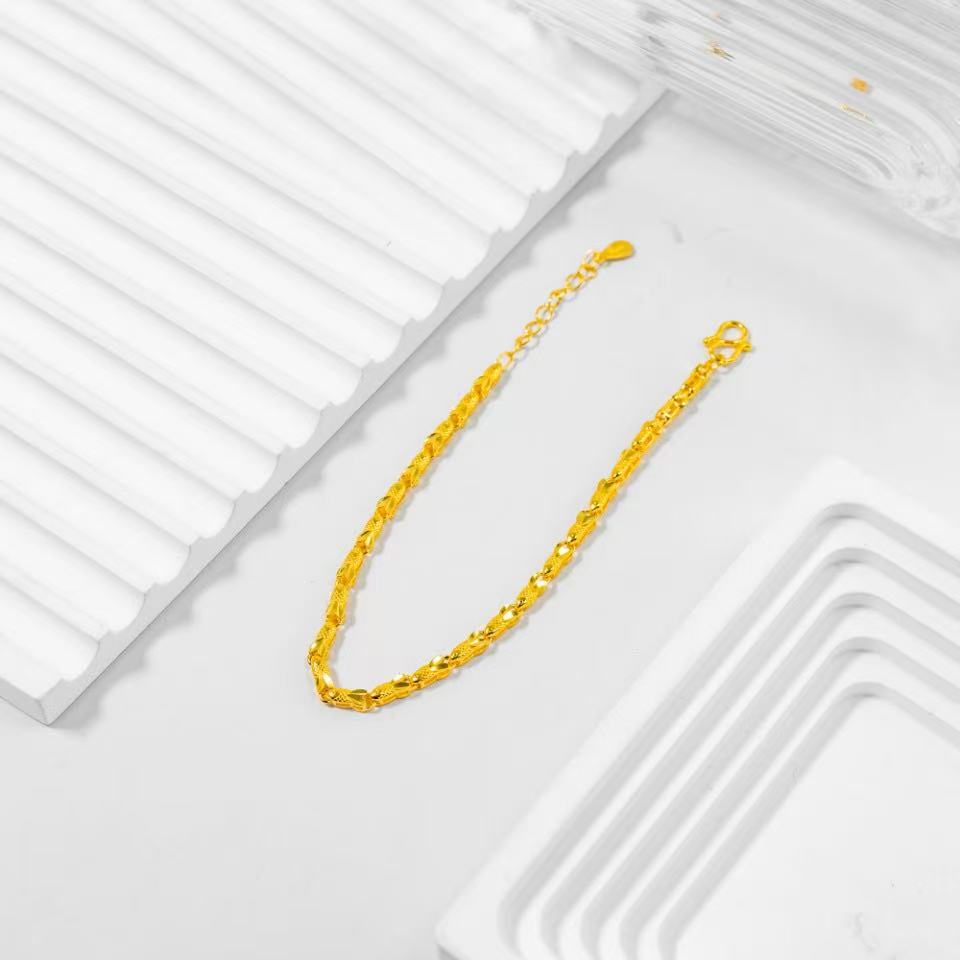 足银手链 鱼鱼手链 时尚精美百搭