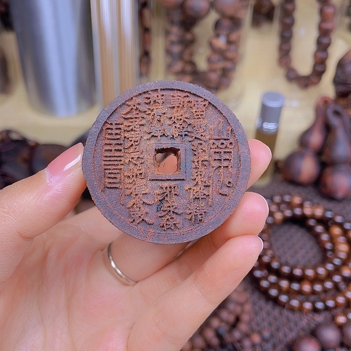 藤类降真香黄油金丝密结山鬼牌