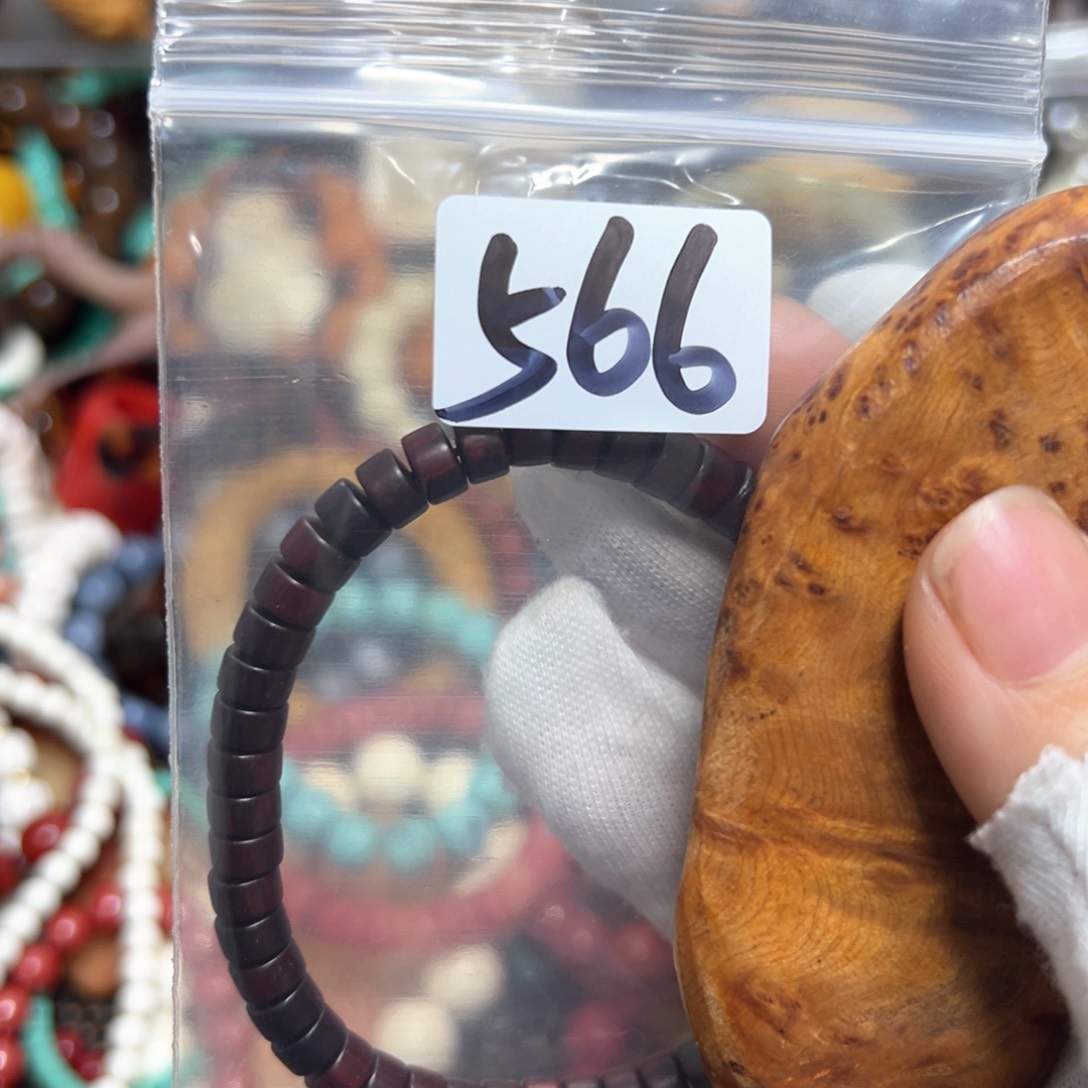 【闪购商品】非洲檀香无事牌0704单圈手串
