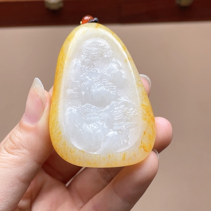 和田玉挂件未镶嵌F