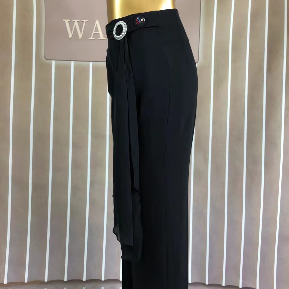 海云丹斯②新款交谊舞摩登舞裤HY2023004