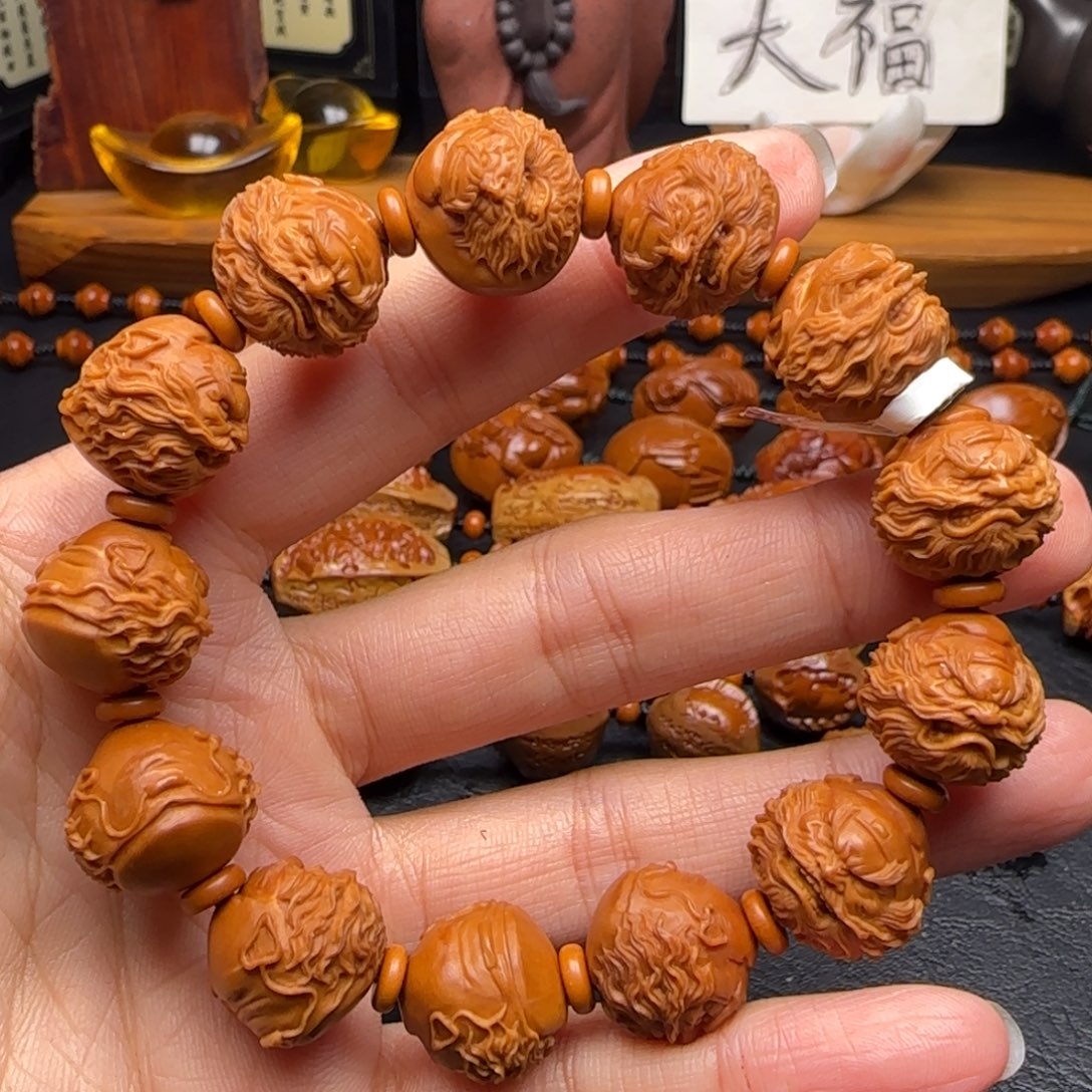 橄榄核手串/手链小籽钟馗