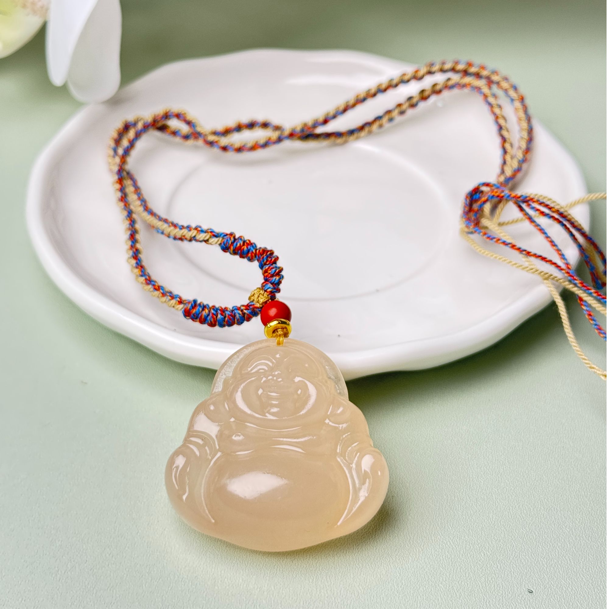 天然和田玉佛公吊坠（多样性发其一）a093