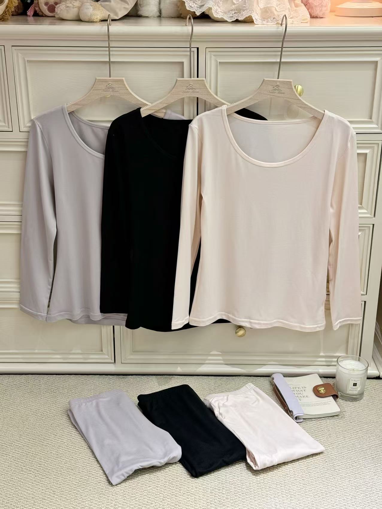 妖精的美美 【冬日守护】保暖打底套装