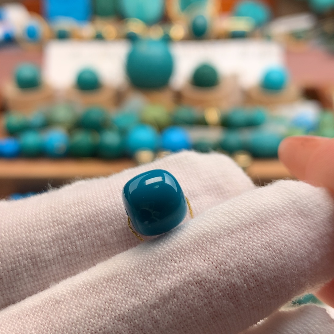 绿松石未镶嵌绿松石9.1mm