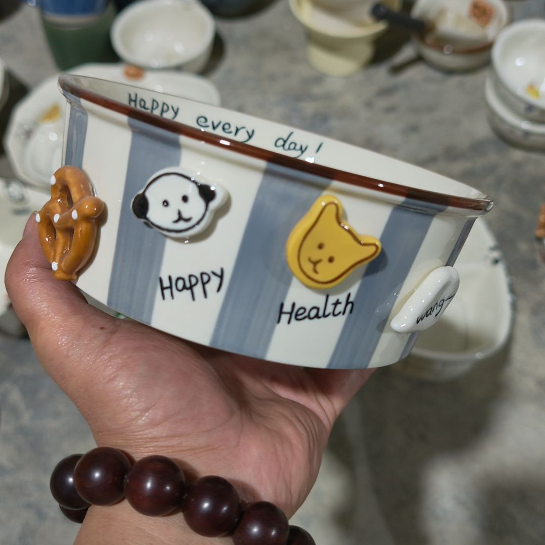 瓷瑕疵陶瓷介意不拍灰矮桶