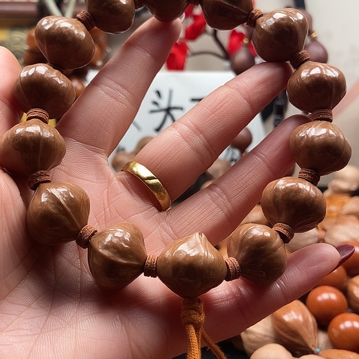 手串/手链橄榄核屁桃16