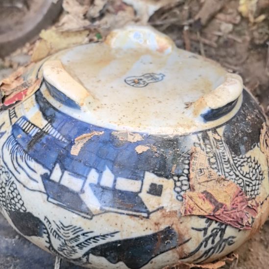 古***¤青花瓷器花盆一个包邮