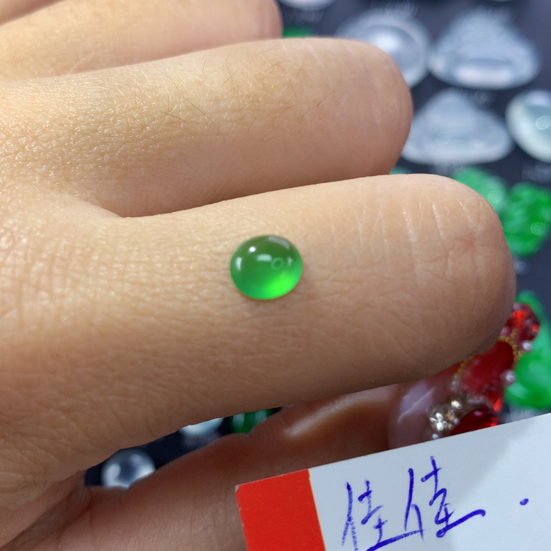 翡翠颈饰未镶嵌纯天然缅甸A货翡翠