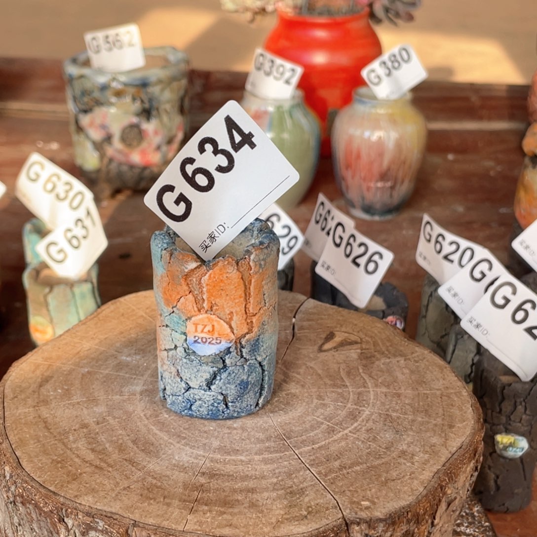 紫砂花盆独枝干内口2.5