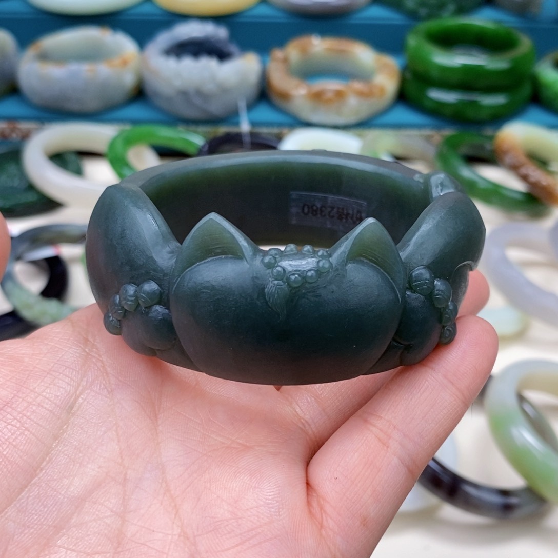 和田玉手镯59.9定制未镶嵌