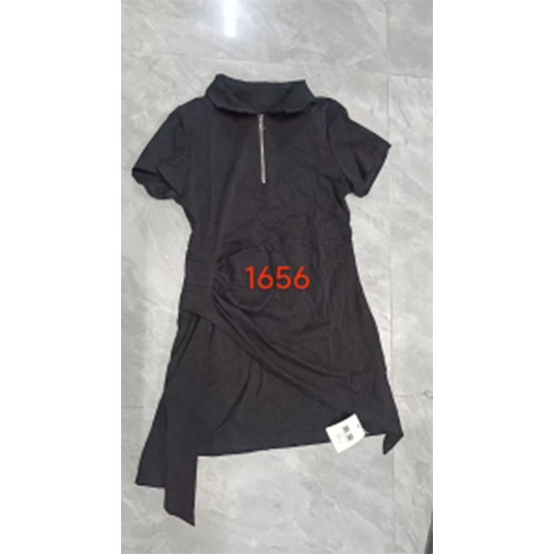 【涵胖胖】Q2025年大码女装夏季短袖连衣裙1656