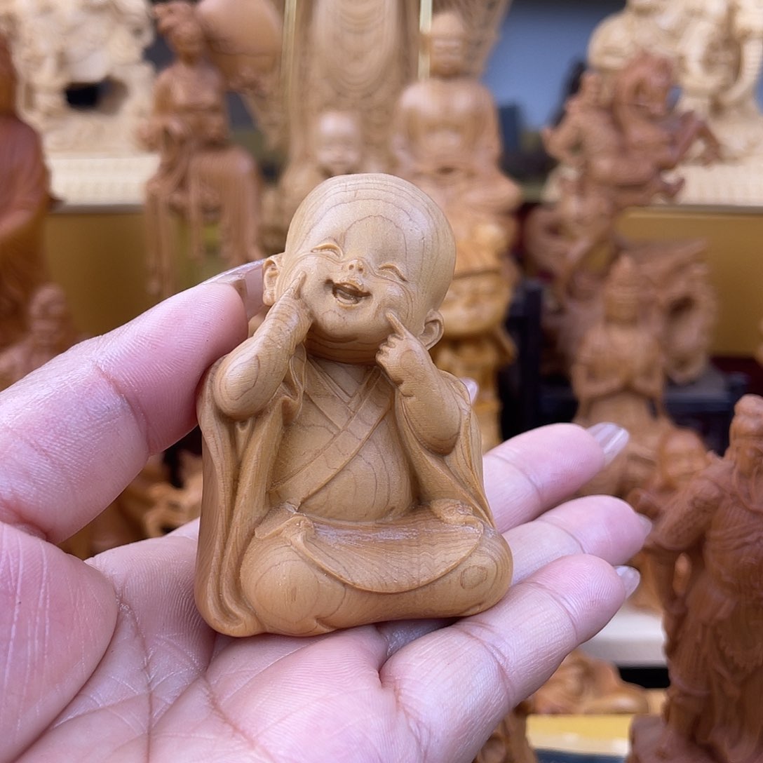 柏木太行柏木不笑小沙弥高6cm